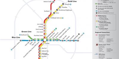 MARTA metro mapu