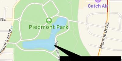 Piedmont park mapu