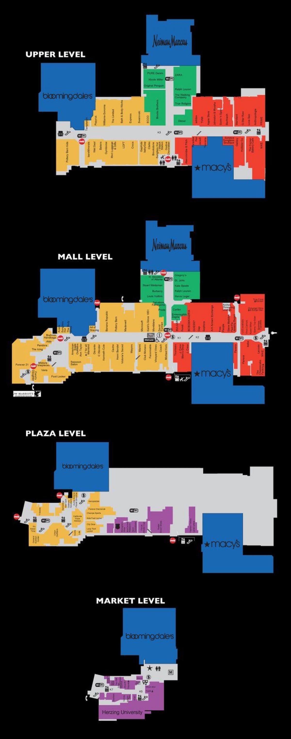 Lenox square mall mapu