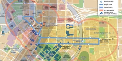 Mapa električka Atlanta